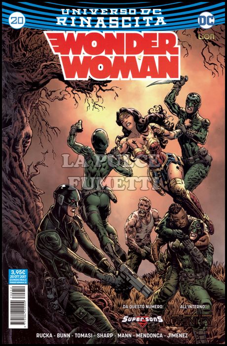 SUPERMAN L'UOMO D'ACCIAIO # 52 - WONDER WOMAN 20 - RINASCITA